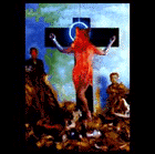 la crucifixion del cochino levitando